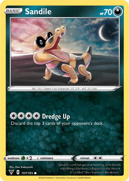 SWSH4 - Vivid Voltage - 107/185 - Sandile - Common