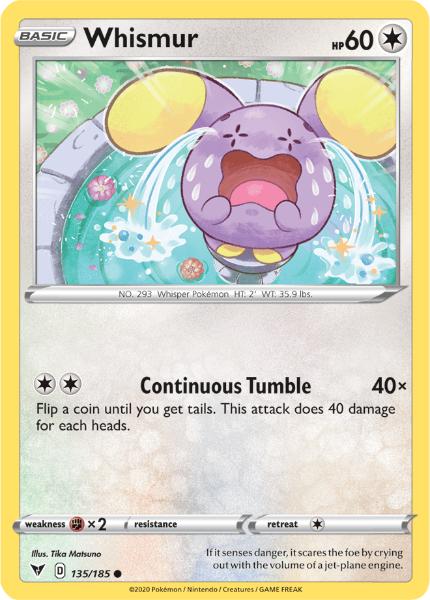 SWSH4 - Vivid Voltage - 135/185 - Whismur - Common Reverse