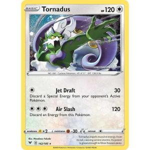 SWSH4 - Vivid Voltage - 142/185 - Tornadus - Cosmos Holo Rare PROMO [Blister Exclusives (BLE)]