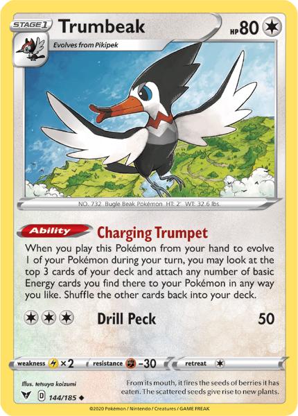 SWSH4 - Vivid Voltage - 144/185 - Trumbeak - Uncommon