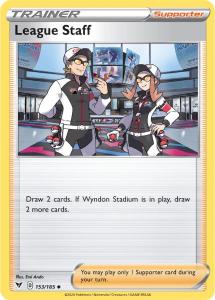 SWSH4 - Vivid Voltage - 153/185 - League Staff - Uncommon Reverse