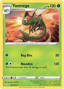 SWSH4.5 - Shining Fates - 002/072 - Yanmega - Rare