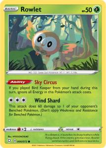 SWSH4.5 - Shining Fates - 006/072 - Rowlet - Common Reverse