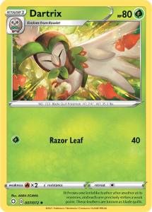 SWSH4.5 - Shining Fates - 007/072 - Dartrix - Uncommon Reverse
