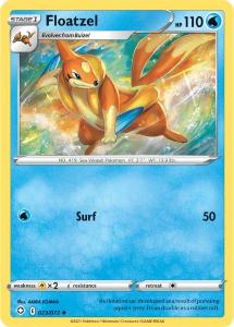 SWSH4.5 - Shining Fates - 023/072 - Floatzel - Uncommon