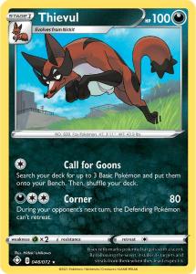 SWSH4.5 - Shining Fates - 048/072 - Thievul - Holo Rare