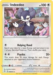 SWSH4.5 - Shining Fates - 056/072 - Indeedee - Holo Rare Reverse