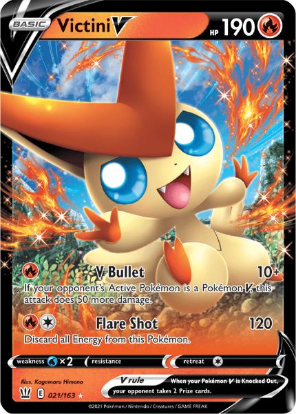 SWSH5 - Battle Styles - 021/163 - Victini V - Rare