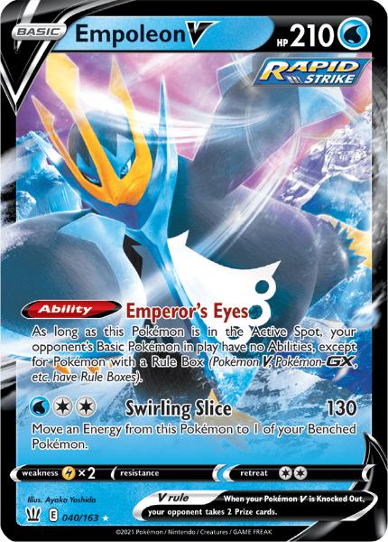 SWSH5 - Battle Styles - 040/163 - Empoleon V - Rare