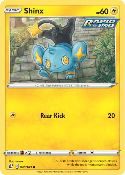 SWSH5 - Battle Styles - 046/163 - Shinx - Common Reverse