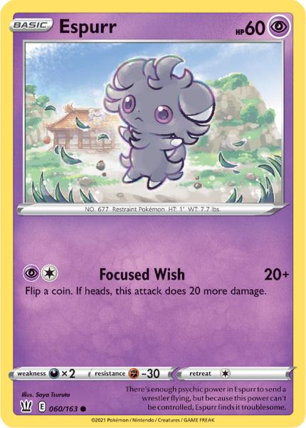 SWSH5 - Battle Styles - 060/163 - Espurr - Common