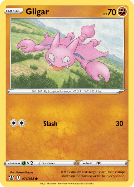 SWSH5 - Battle Styles - 071/163 - Gligar - Common