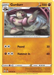 SWSH5 - Battle Styles - 074/163 - Gurdurr - Uncommon Reverse