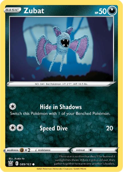 SWSH5 - Battle Styles - 089/163 - Zubat - Common Reverse