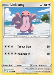 SWSH5 - Battle Styles - 113/163 - Lickitung - Common