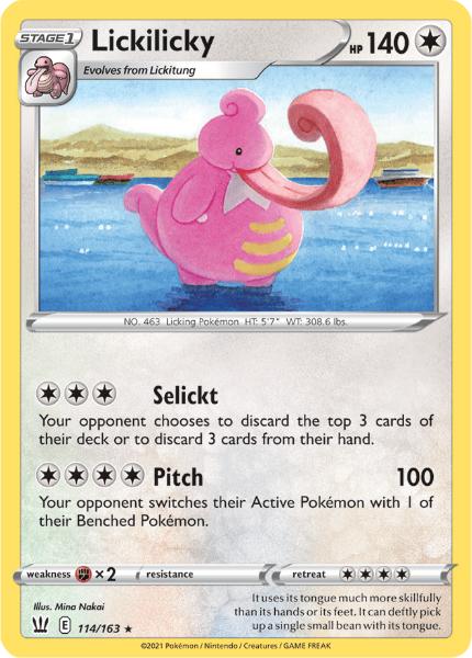 SWSH5 - Battle Styles - 114/163 - Lickilicky - Rare Reverse