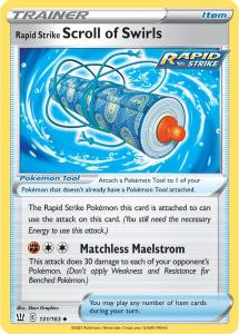 SWSH5 - Battle Styles - 131/163 - Rapid Strike Scroll of Swirls - Uncommon Reverse