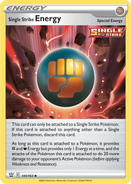 SWSH5 - Battle Styles - 141/163 - Single Strike Energy - Uncommon