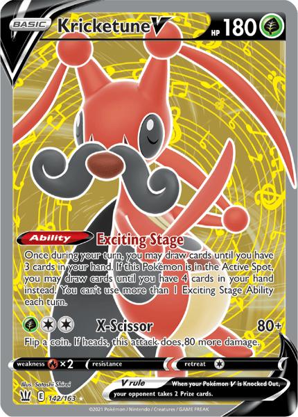 SWSH5 - Battle Styles - 142/163 - Kricketune V - Ultra Rare