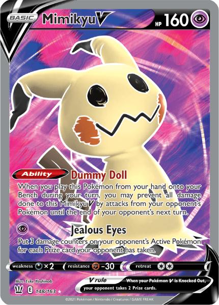 SWSH5 - Battle Styles - 148/163 - Mimikyu V - Ultra Rare