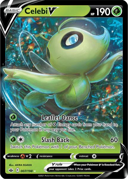 SWSH6 - Chilling Reign - 007/198 - Celebi V - Rare