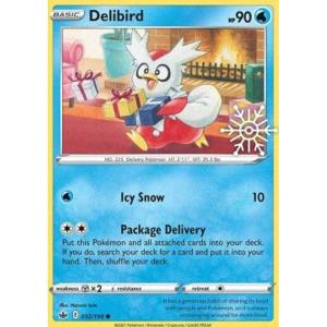 SWSH6 - Chilling Reign - 032/198 - Delibird - Holo Promo (Snowflake)