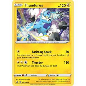 SWSH6 - Chilling Reign - 052/198 - Thundurus - Cosmos Holo Rare PROMO [Blister Exclusives (BLE)]
