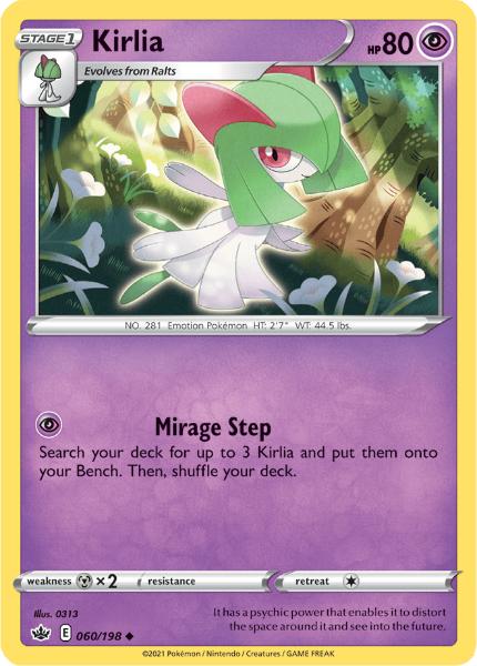 SWSH6 - Chilling Reign - 060/198 - Kirlia - Uncommon - Reverse