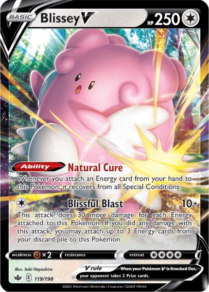 SWSH6 - Chilling Reign - 119/198 - Blissey V - Rare