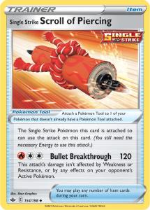 SWSH6 - Chilling Reign - 154/198 - Single Strike Scroll of Piercing - Uncommon - Reverse