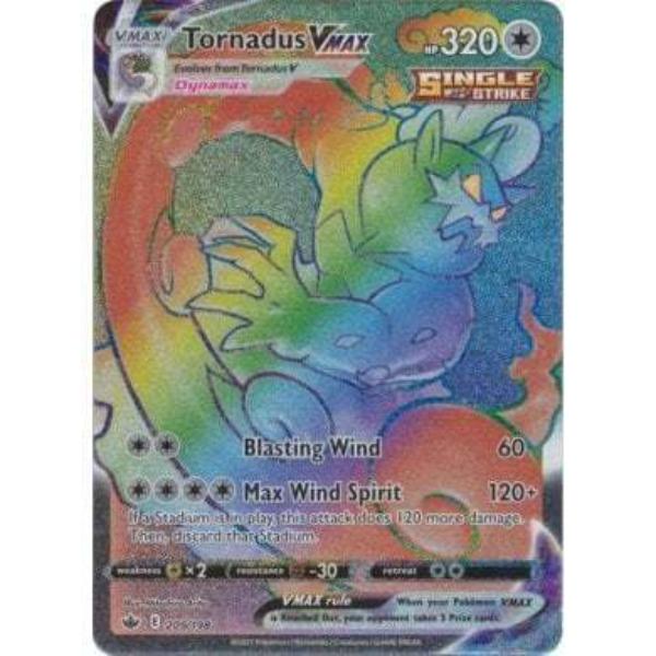 SWSH6 - Chilling Reign - 209/198 - Tornadus VMAX- Secret Rare