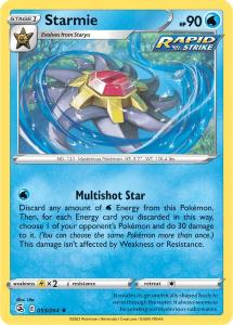 SWSH8 - Fusion Strike - 053/264 - Starmie - Holo Rare