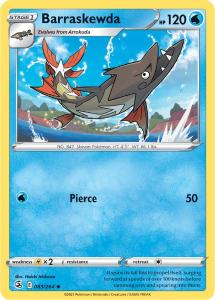 SWSH8 - Fusion Strike - 083/264 - Barraskewda - Uncommon Reverse