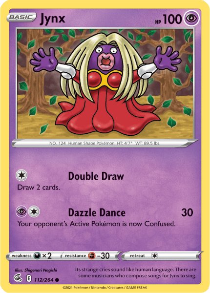 SWSH8 - Fusion Strike - 112/264 - Jynx - Common Reverse