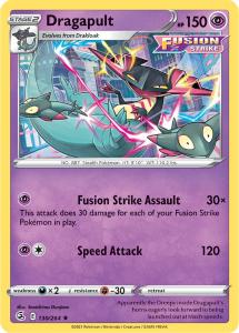 SWSH8 - Fusion Strike - 130/264 - Dragapult - Holo Rare Reverse