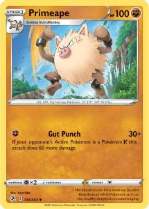 SWSH8 - Fusion Strike - 134/264 - Primeape - Uncommon