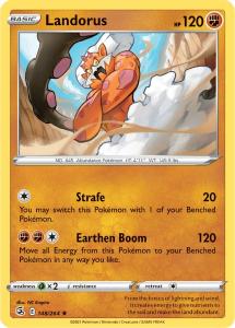 SWSH8 - Fusion Strike - 148/264 - Landorus - Holo Rare
