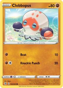 SWSH8 - Fusion Strike - 152/264 - Clobbopus - Common Reverse