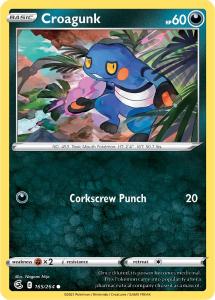 SWSH8 - Fusion Strike - 165/264 - Croagunk - Common
