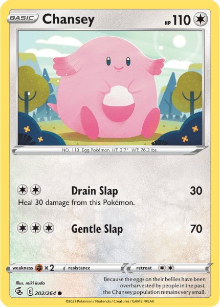 SWSH8 - Fusion Strike - 202/264 - Chansey - Common Reverse