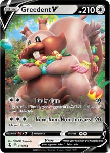 SWSH8 - Fusion Strike - 217/264 - Greedent V - Rare
