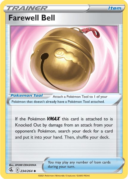 SWSH8 - Fusion Strike - 234/264 - Farewell Bell - Uncommon Reverse