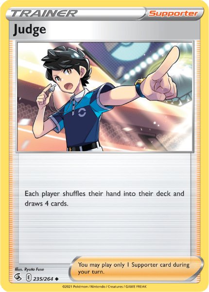 SWSH8 - Fusion Strike - 235/264 - Judge - Uncommon Reverse