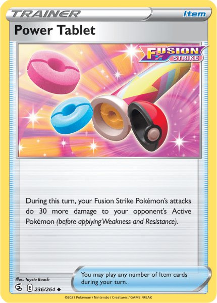 SWSH8 - Fusion Strike - 236/264 - Power Tablet - Uncommon Reverse