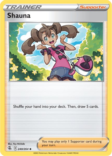 SWSH8 - Fusion Strike - 240/264 - Shauna - Uncommon Reverse