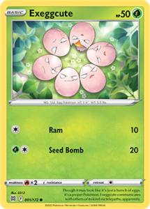 SWSH9 - Brilliant Stars - 001/172 - Exeggcute - Common