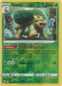 SWSH9 - Brilliant Stars - 007/172 - Grotle - Uncommon - Reverse Holo