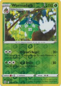 SWSH9 - Brilliant Stars - 010/172 - Wormadam - Rare - Reverse Holo