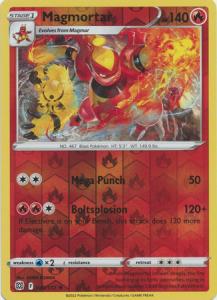 SWSH9 - Brilliant Stars - 020/172 - Magmortar - Rare - Reverse Holo