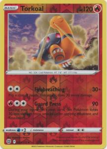 SWSH9 - Brilliant Stars - 023/172 - Torkoal - Uncommon - Reverse Holo